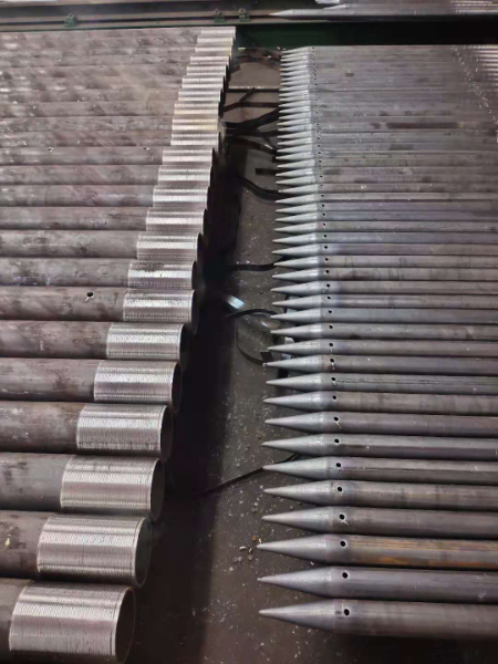 108管棚管加工車(chē)絲89*5注漿管價(jià)格108*6隧道鋼花管按圖加工